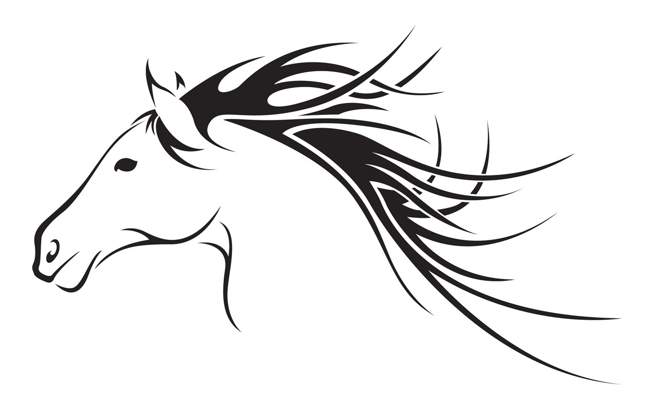 Free Horse Head Outline, Download Free Horse Head Outline png images