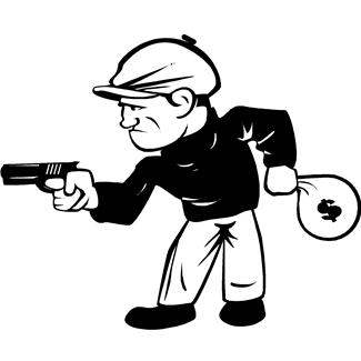 Thief Robber Png Theft Cartoon - Clip Art Library