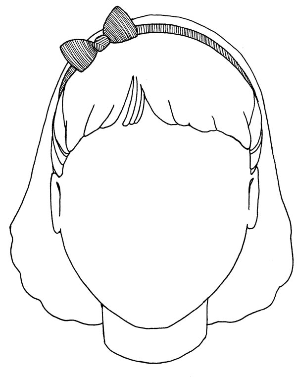 Printable Coloring pages  blank face  #54388 blank face coloring 