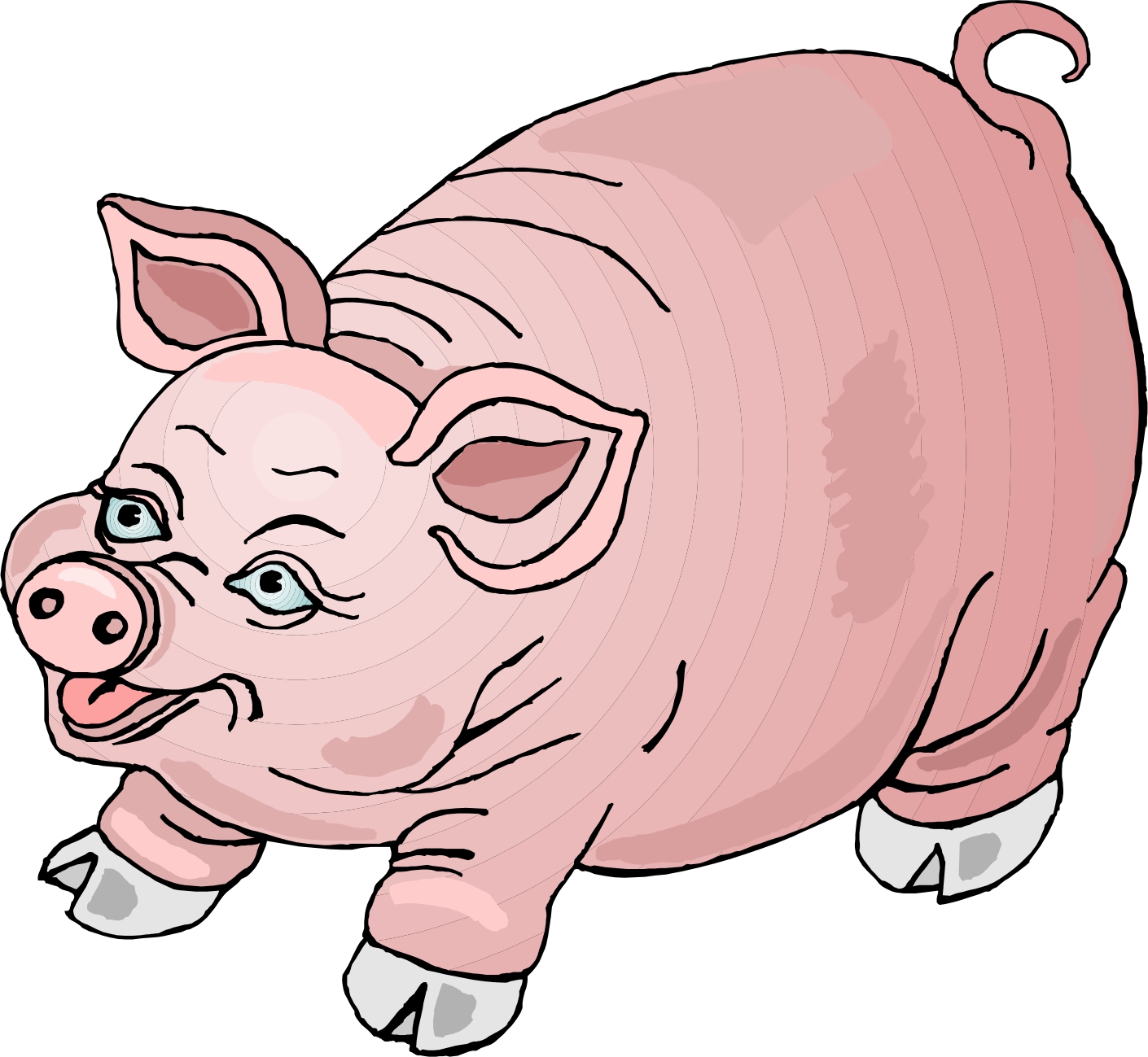 3 Pig Cartoon - Clipart library