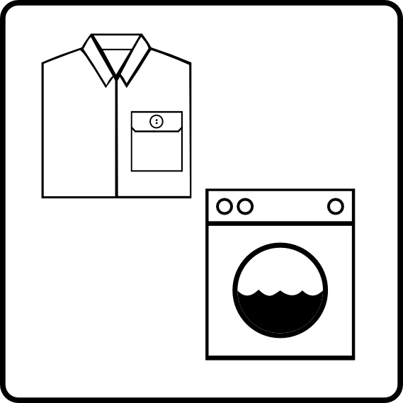gerald g 20 hotel icon has laundry service scalable vector 