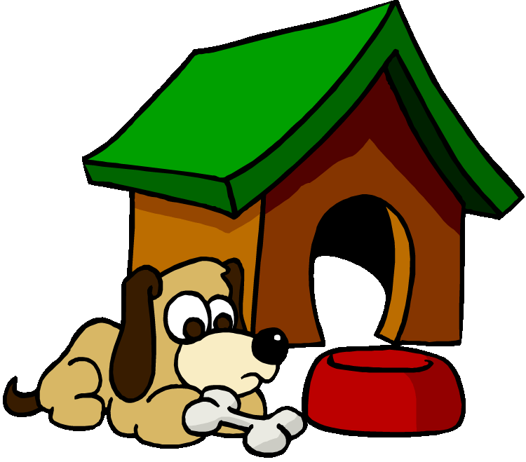 free clipart dog house - photo #21