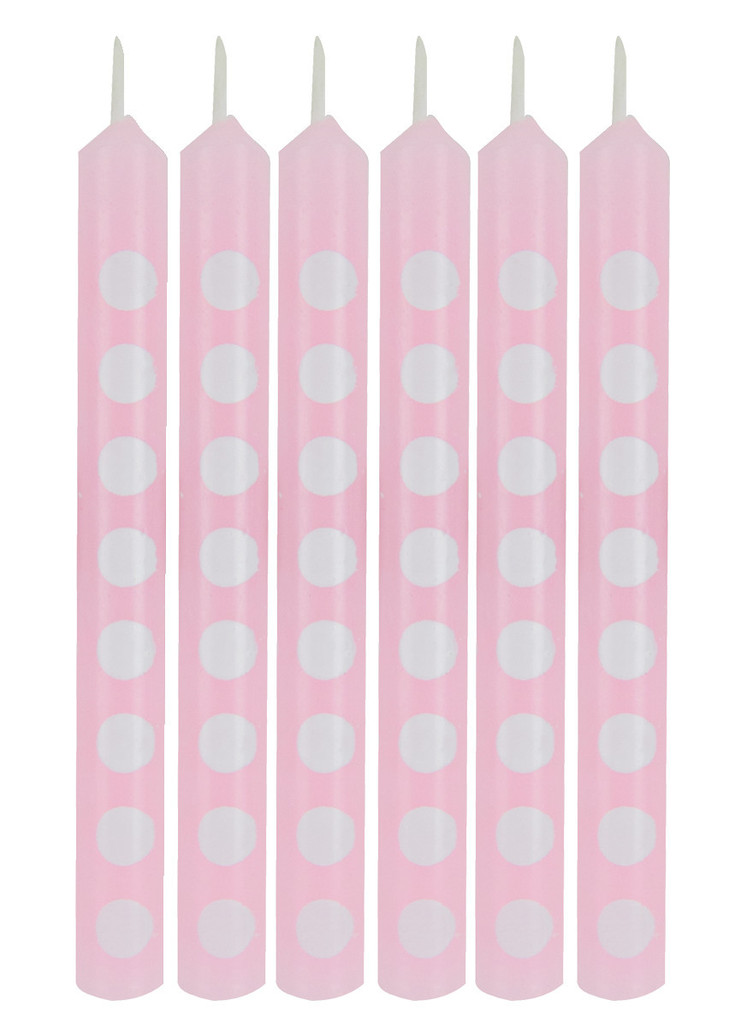 Dot Birthday Candles - Pale Pink | Let