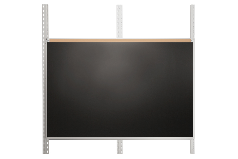 Platinum Visual Systems | MTS Series - Chalkboard with 1� Map Rail