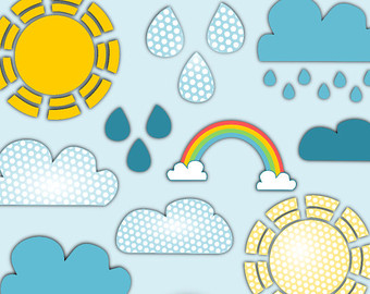 Popular items for weather clip art 