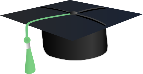 Graduation Hat Cap clip art - vector clip art online, royalty free 