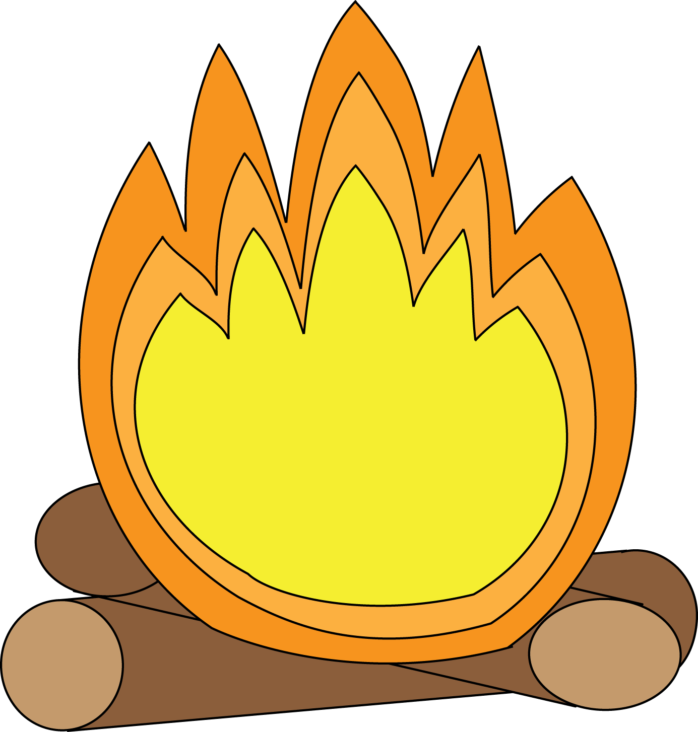 Campfire Clipart Black And White | Clipart library - Free Clipart Images