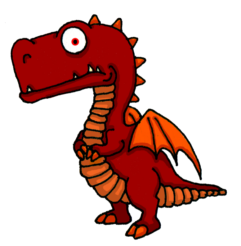 Cartoon Fire Dragon by Chookgirl on Clipart library