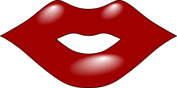 Red Lips Clipart - Clipart library