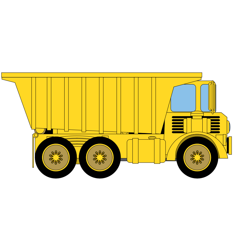 Clipart - Dump Truck