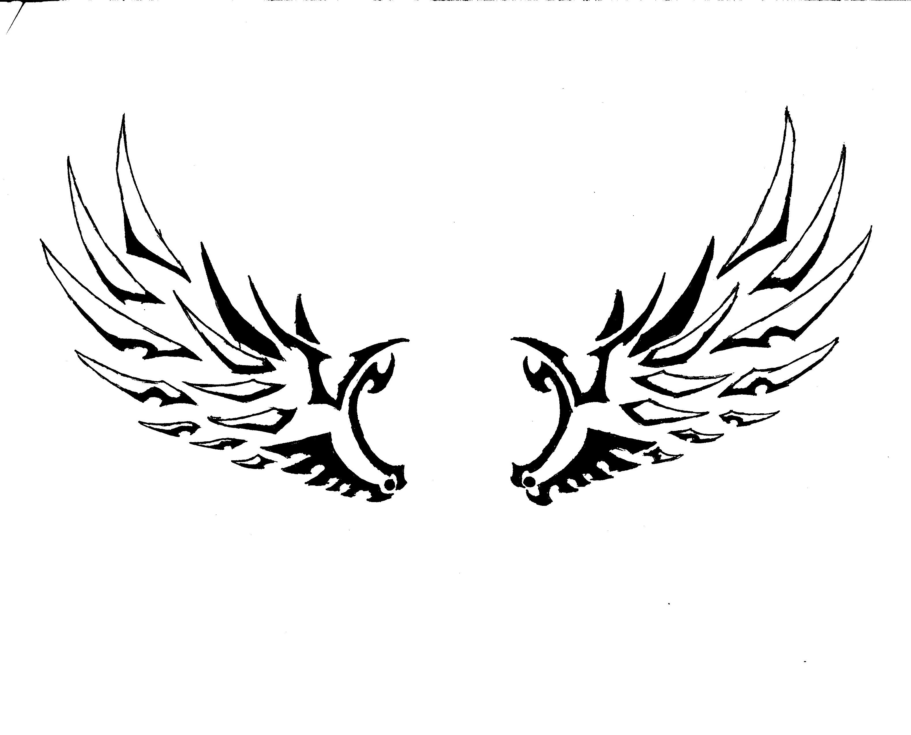 Small Wings Tattoo Ideas - wide 1
