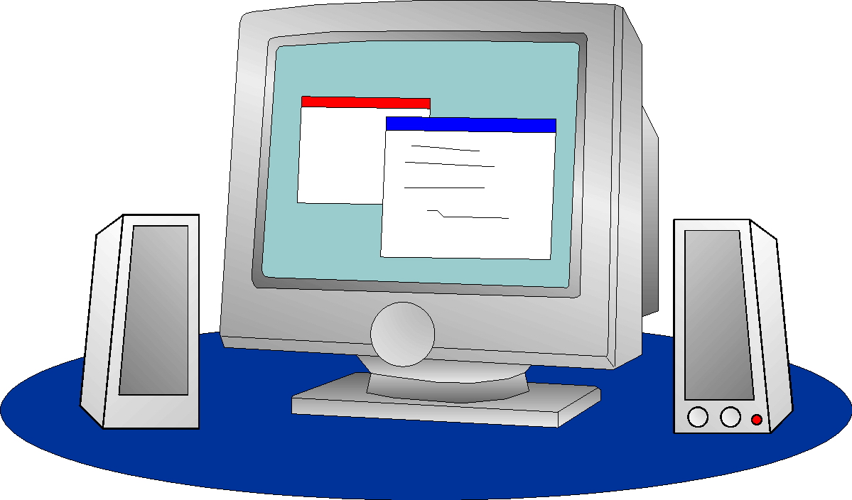 Images For  Computer Monitor Clip Art