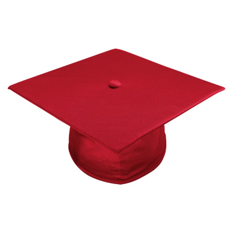 Shiny Red Bachelor Academic Cap, Gown  Tassel | Gradshop