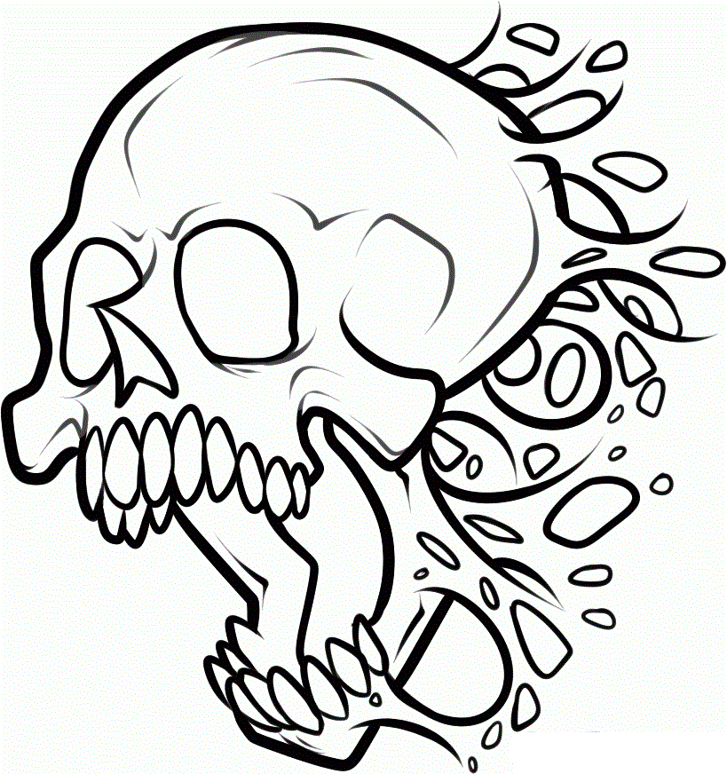 Free Skull Tattoo Stencils