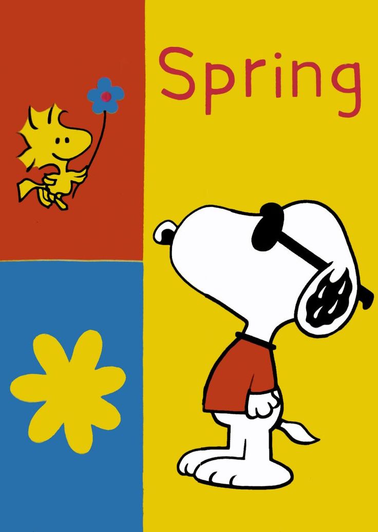 Snoopy Spring | Cartoon characters I love | Clipart library