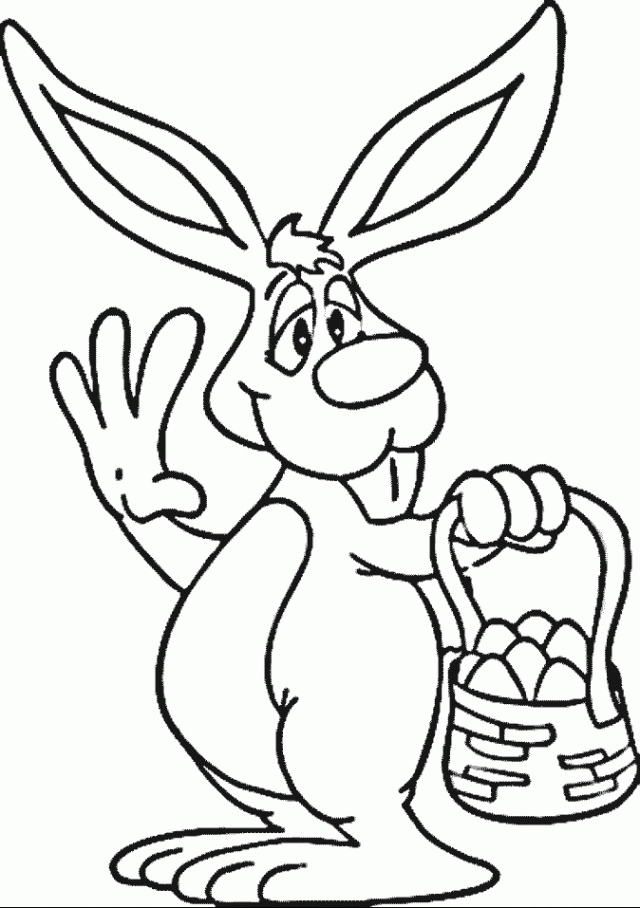 Easter Bunny Rabbit Template