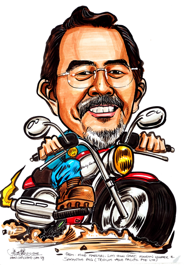Caricature Tridium Asia Pacific Harley Davidson | Flickr - Photo 