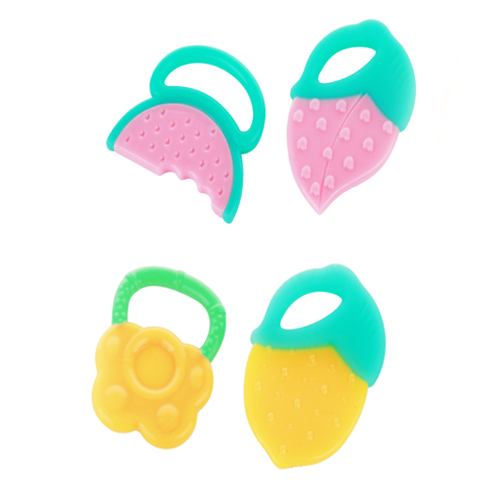Plastic Anti-Deforming Funny Baby Pacifiers Clip Teether Soother 