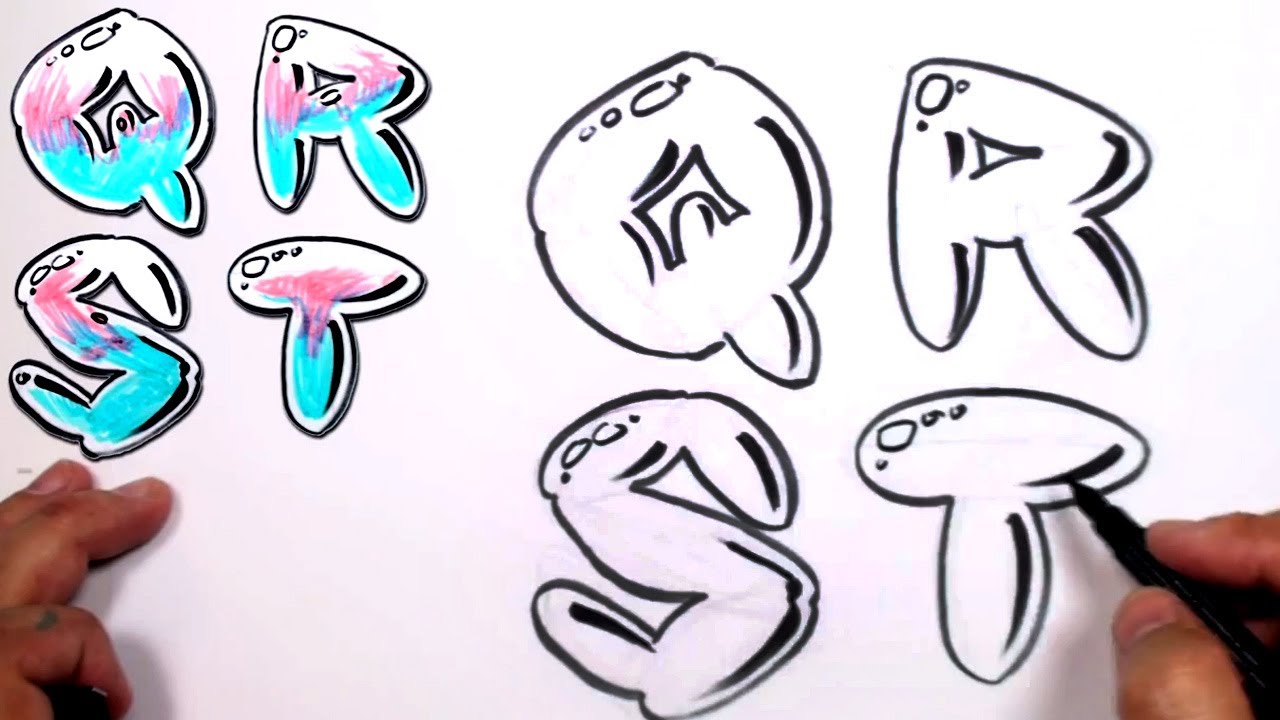 Graffiti Bubble Letter S Clip Art Library