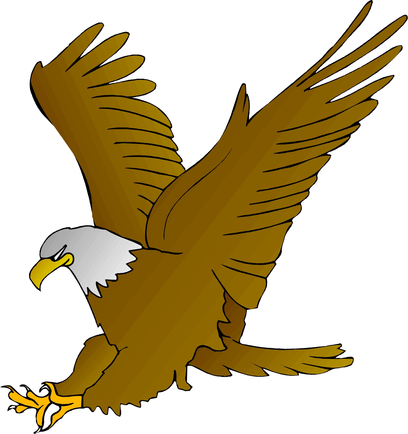 Cartoon Eagles - Clipart library