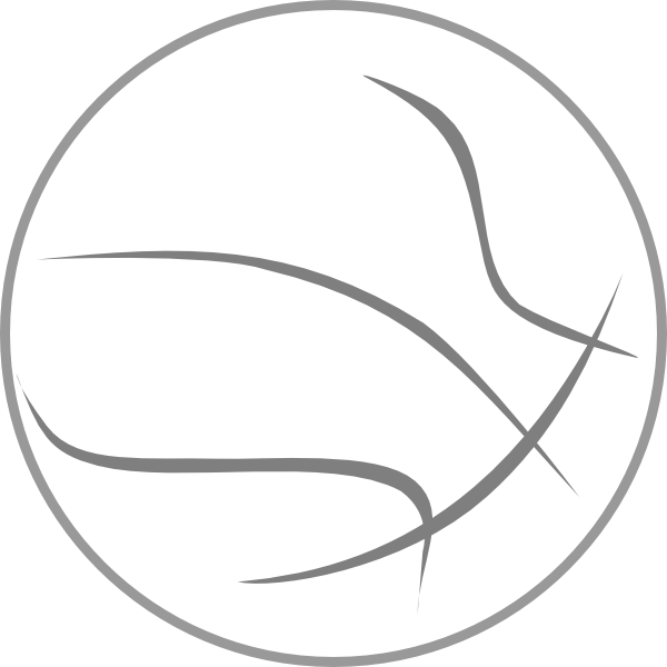 Basketball Outline Clip Art at Clipart library - vector clip art online 