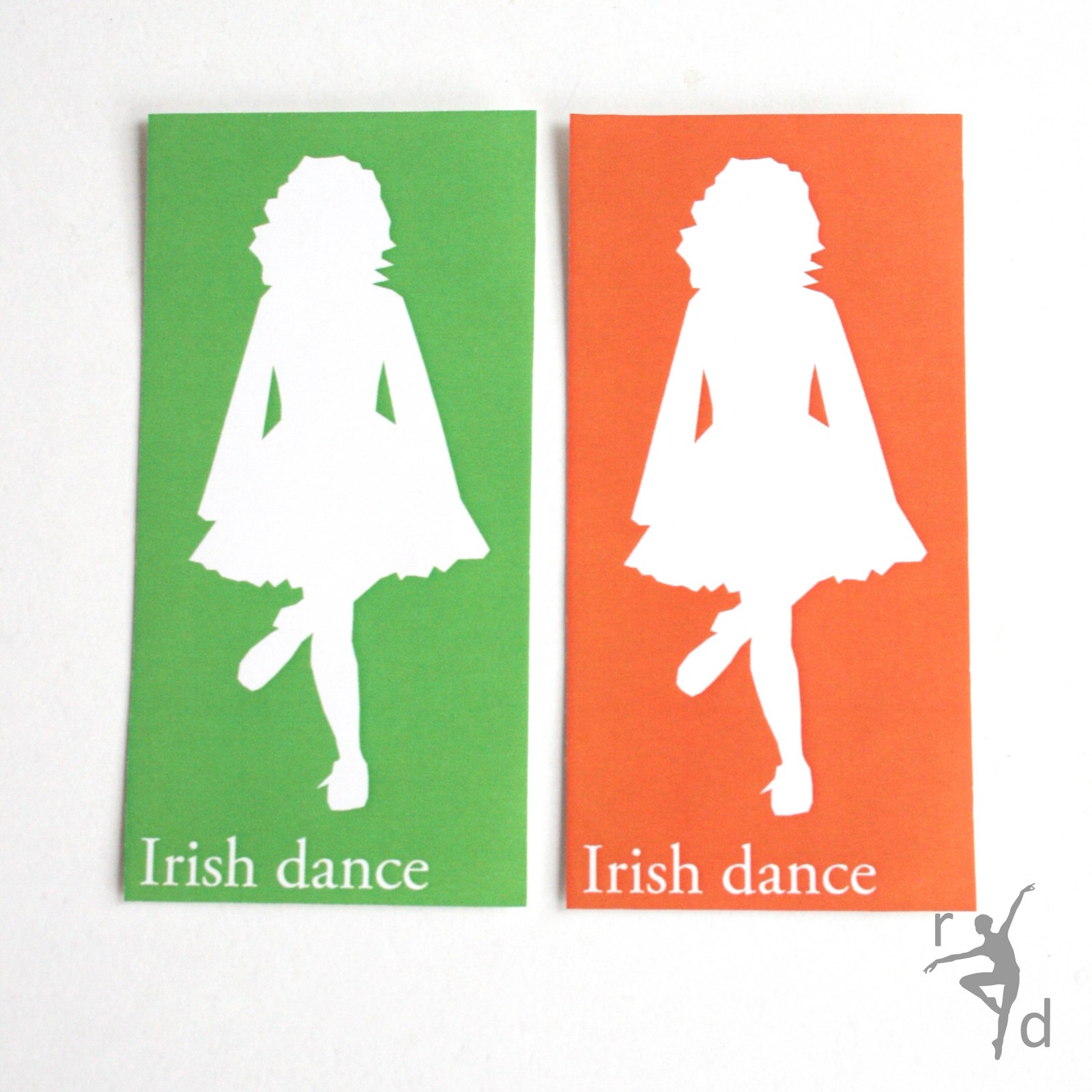 Samolepky IRISH DANCE Silhouette / Zbozi prodejce Roztanceny.