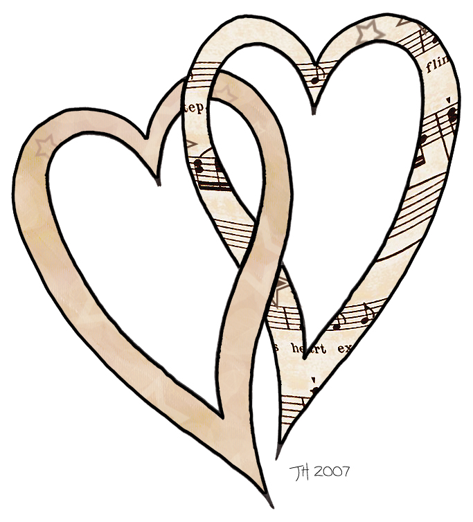 Artbyjean Paper Crafts Set A Theme Patchwork Clipart Love Heart 