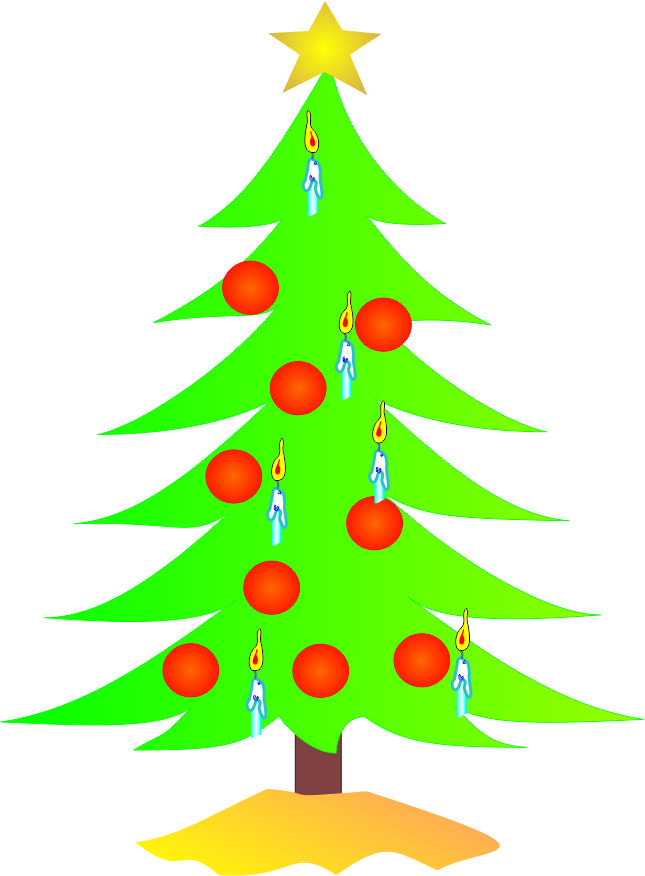 Cartoon Pictures Of Christmas Trees