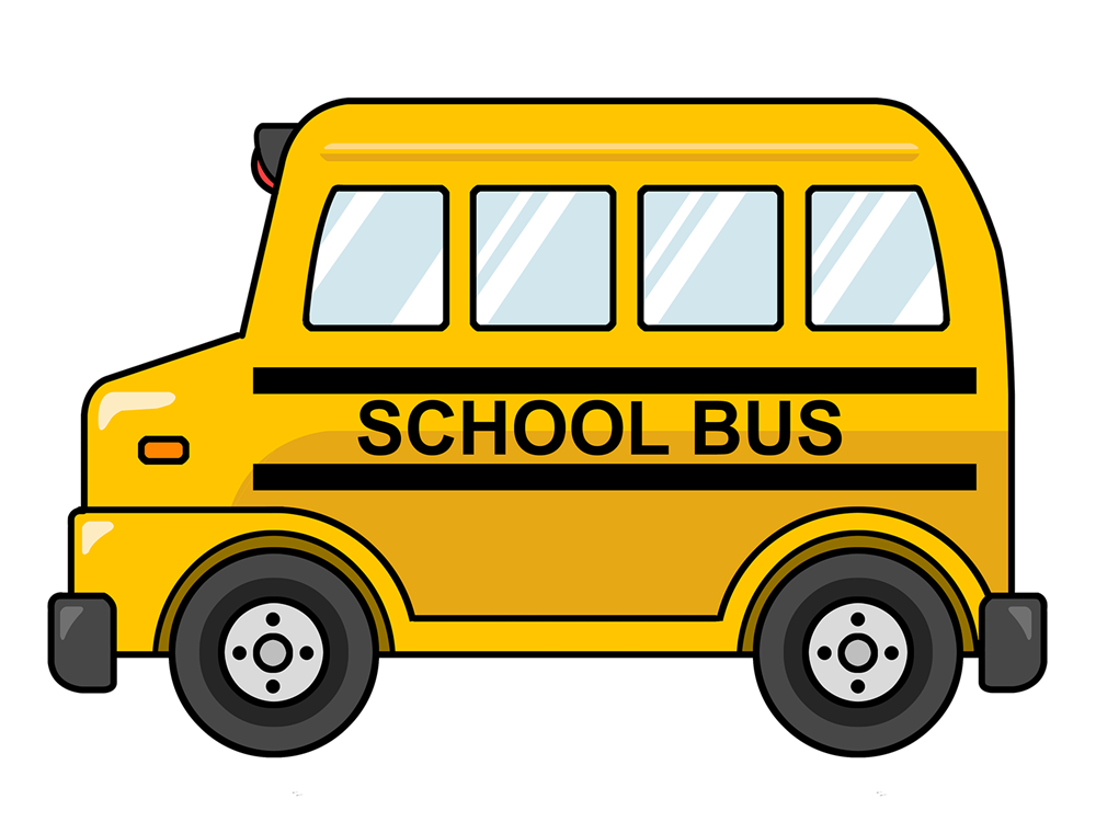 Cartoon School Buses 