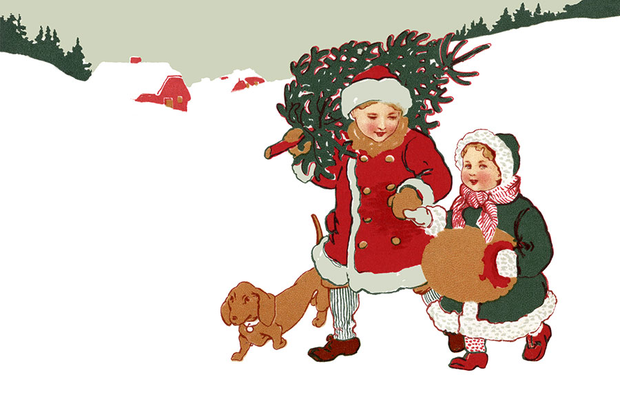 Free Vintage Christmas Clip Art � The Stock Solution
