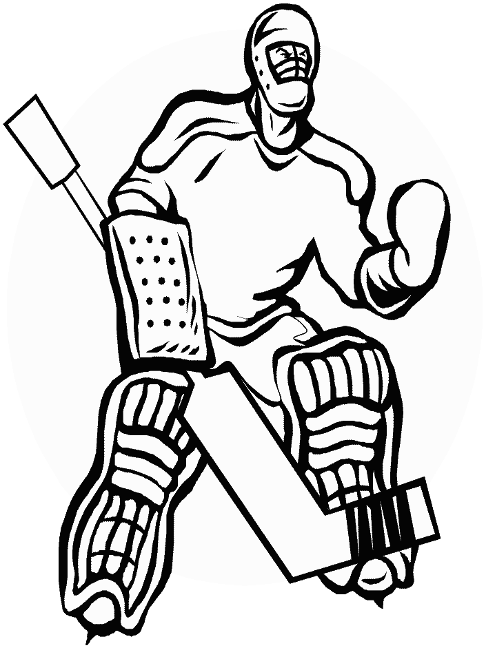 Coloring Page - Hockey coloring pages 5