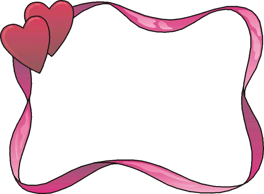 randverzierung clipart heart