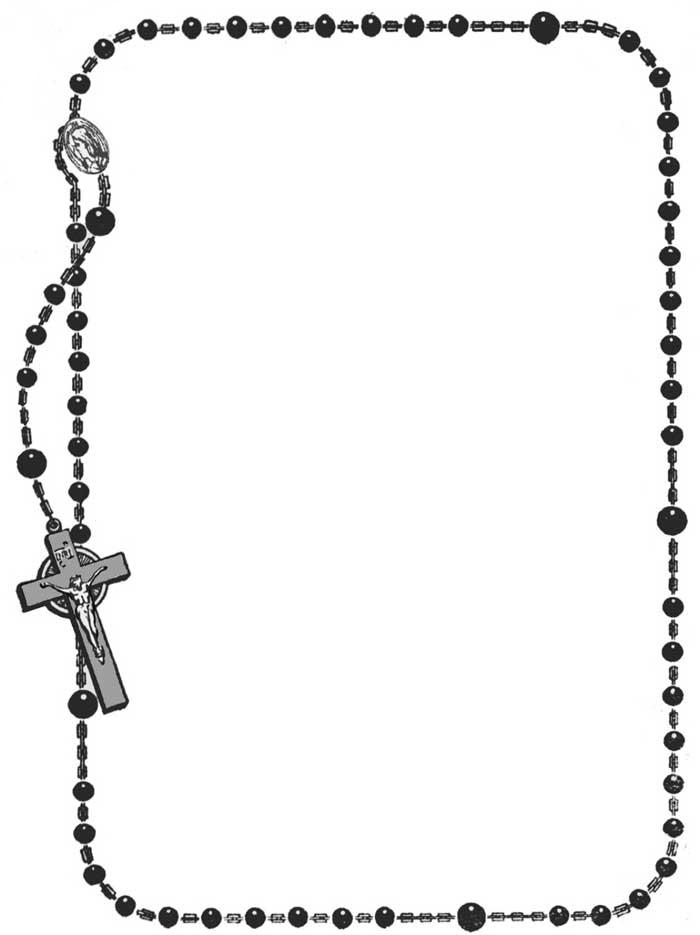Coloring Book: Rosary Frame