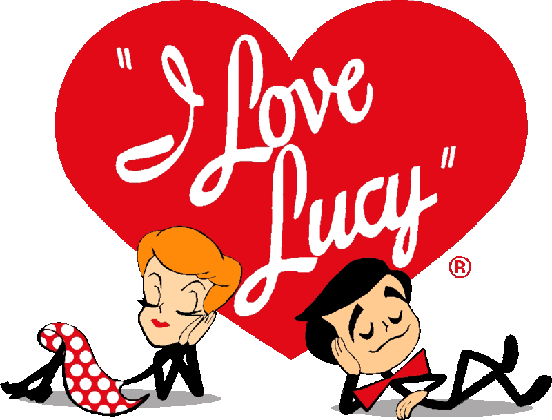 ndog go log style: i love lucy logo
