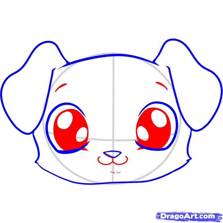 cute puppy dog eyes drawing - Clip Art Library