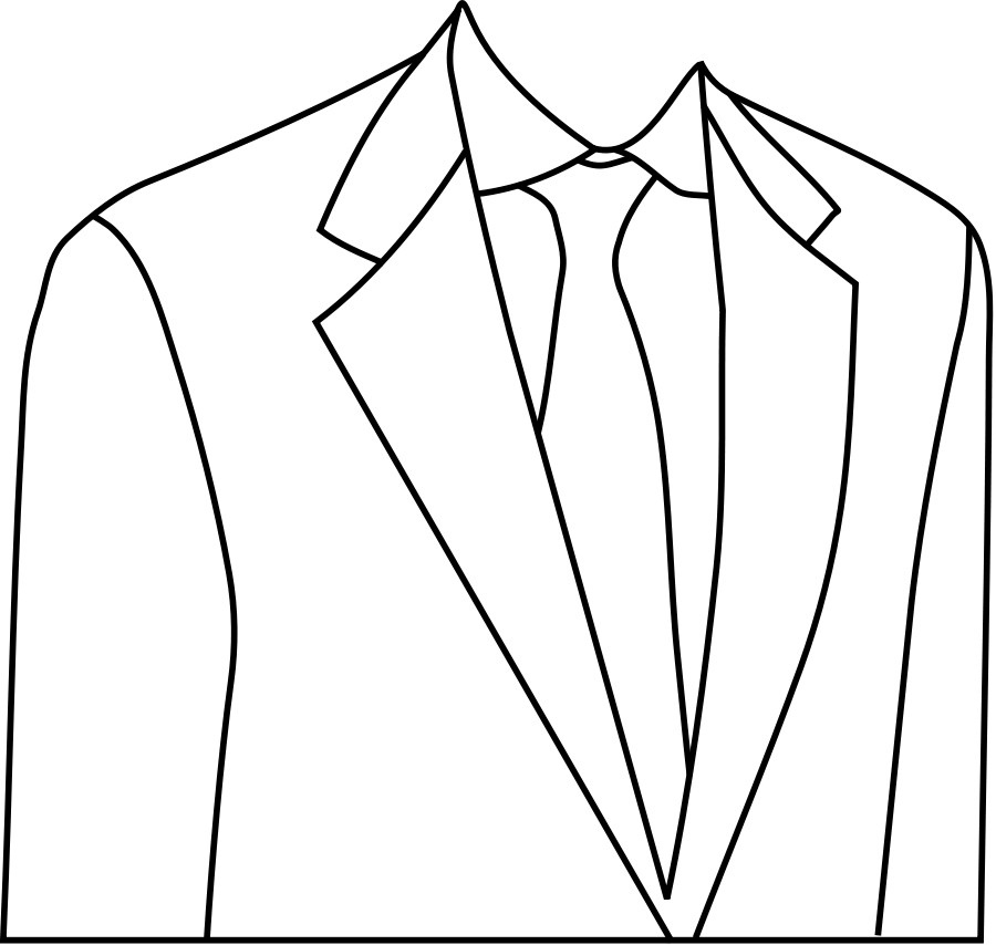 Wedding suit SVG Vector file, vector clip art svg file