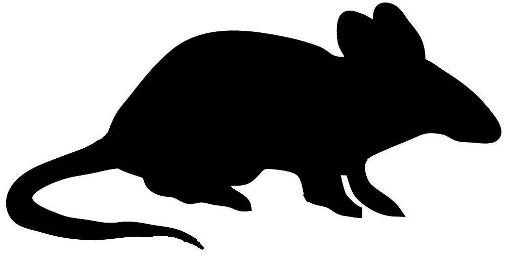 black and white mouse clipart free - photo #49