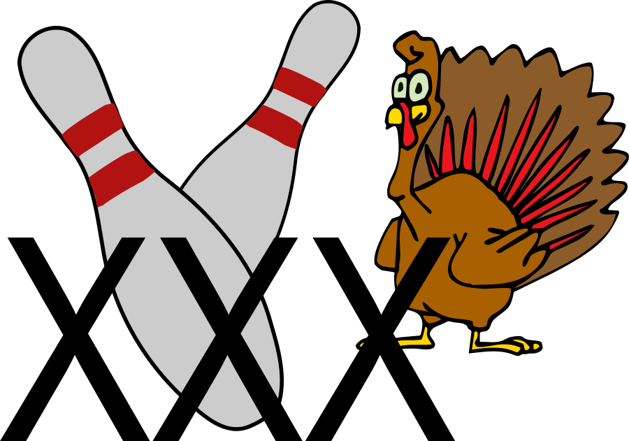 Bowling Turkey Clipart, vector clip art online, royalty free 