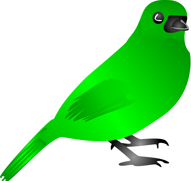 Bird Stand Tree Vine Silhouette Clip Art Download