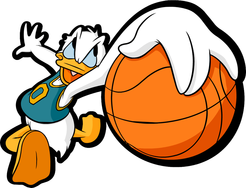 Donald Duck Sports Clipart