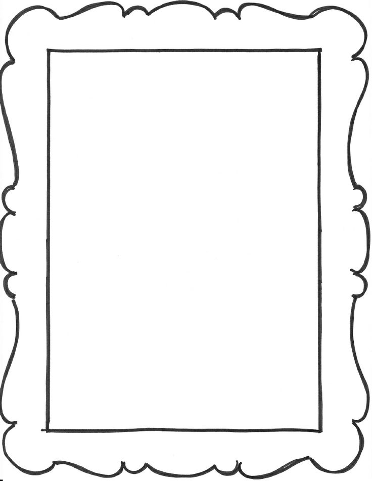 free black and white clipart of frames - photo #35
