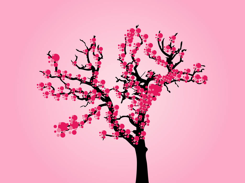 Vector Cherry Tree