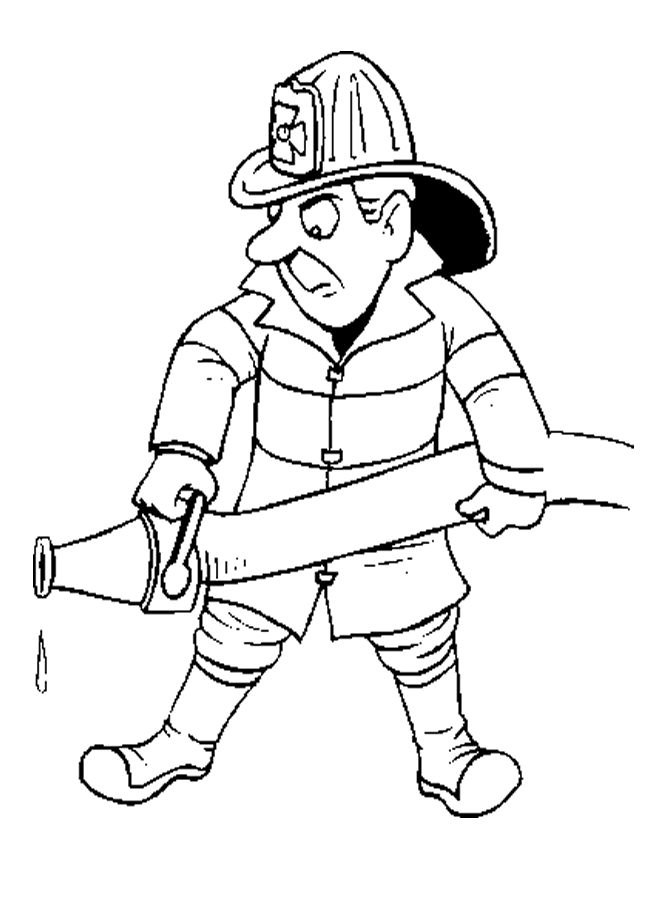 Free Printable Firefighter Coloring Pages For Kids - Clipart library 