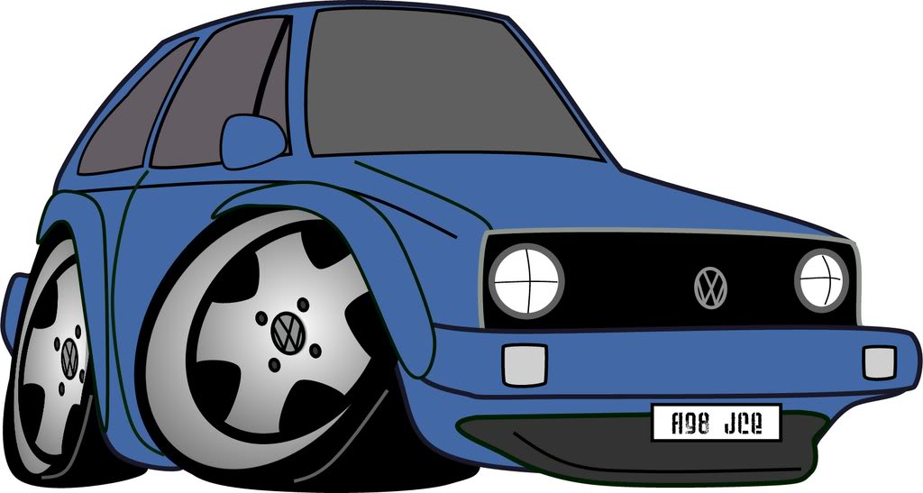 View topic: would you like a cartoon of your car? � The Mk1 Golf 