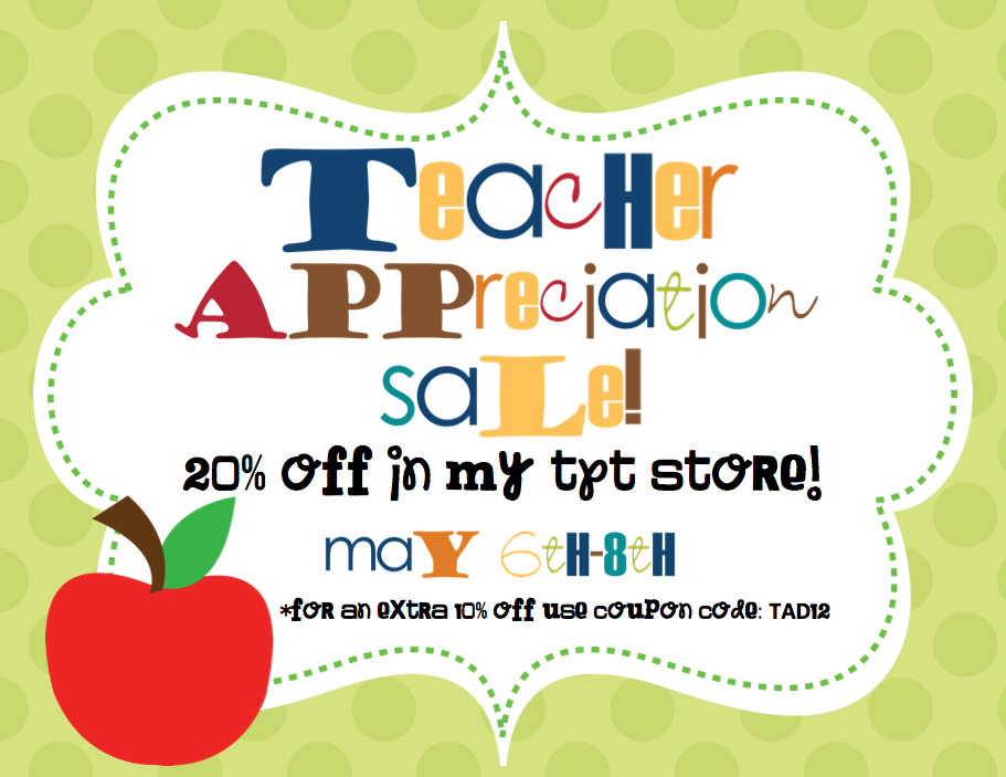 KinderGals: Teachers Appreciation Day Sale