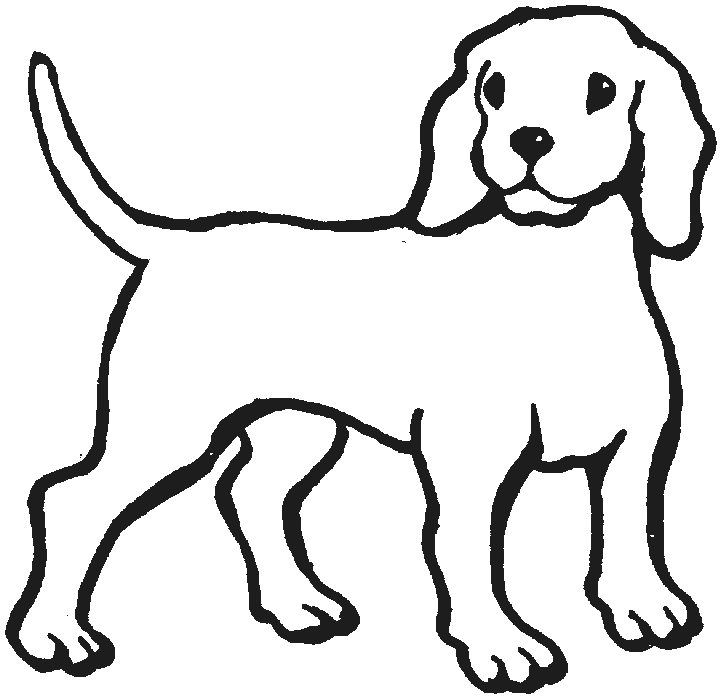 Dogs Outline Drawings