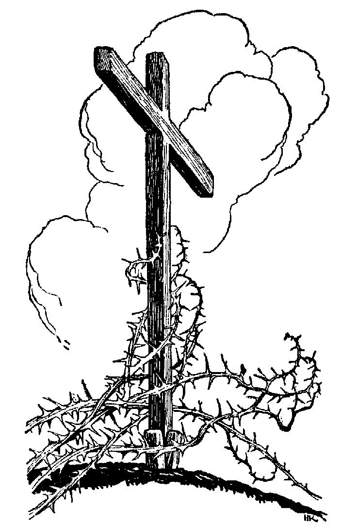 Gallery For  Jesus On Cross Clip Art Black And White