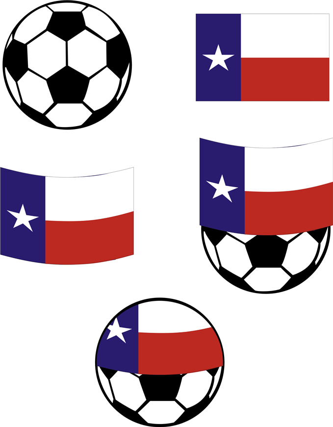 Soccer Ball with Texas Flag - CorelDRAW Community