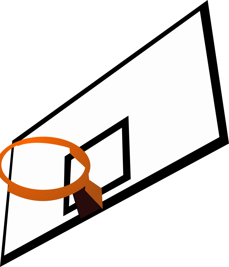 Basketball rim SVG Vector file, vector clip art svg file 