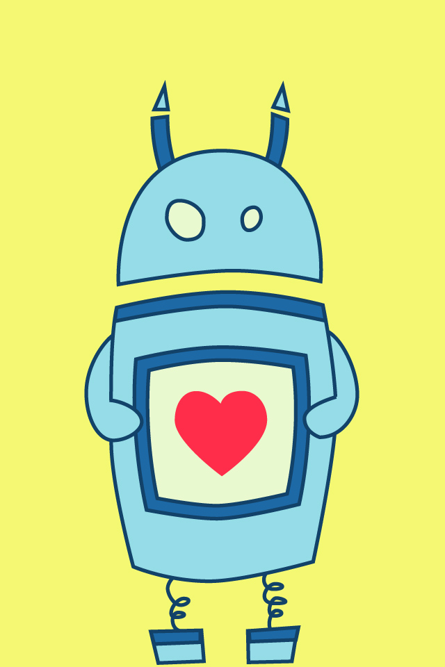 My Grinning Mind: Cute Clumsy Robot With Heart